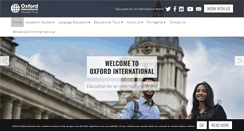 Desktop Screenshot of oxfordinternational.com